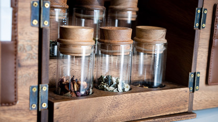 Fototapeta premium old sewing machine in factory