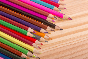 Obraz premium color pencils isolated on white background
