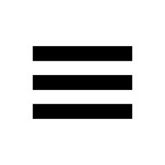 Hamburger symbol icon vector illustration