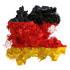 Germany flag liquid