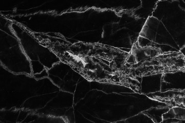 Black marble natural pattern for background, abstract natural marble black and white for design.
