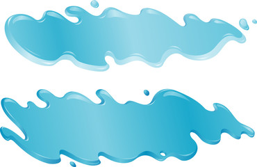 3D Water Banner Set