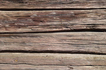 Brown color old wooden wall.