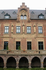 Old moated castle in Germany