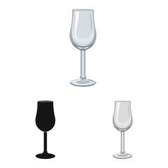 Isolated object of form and celebration sign. Collection of form and volume stock vector illustration.