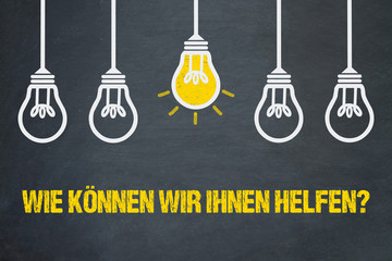 Wie können wir Ihnen helfen?