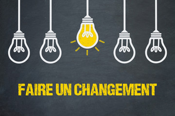 Faire un changement