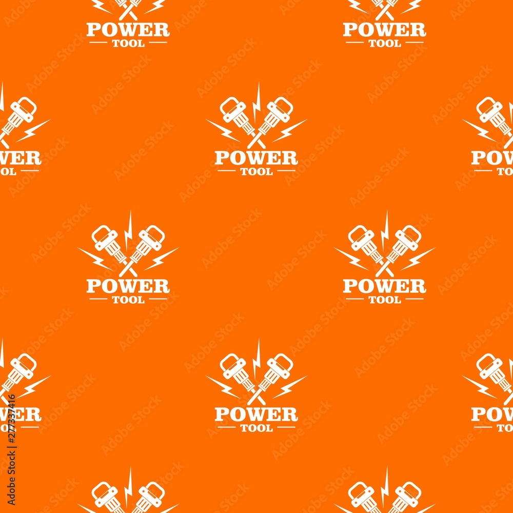 Poster power bump pattern vector orange for any web design best