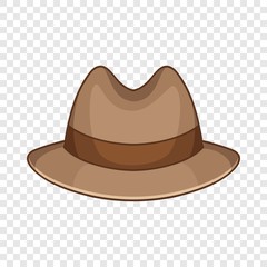 Trilby icon. Cartoon illustration of trilby vector icon for web design