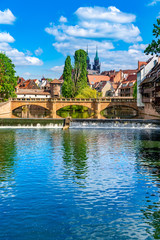 View on historic Architecture in Nuremberg, Germany