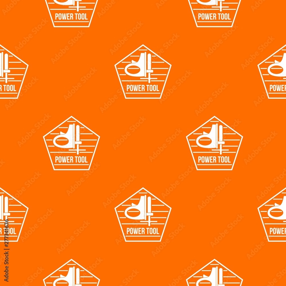 Poster power instrument pattern vector orange for any web design best
