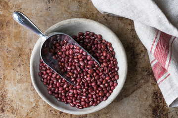 Adzuki Beans in a Bowl