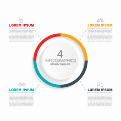 Infographic design template with place for your data. Vector illustration.