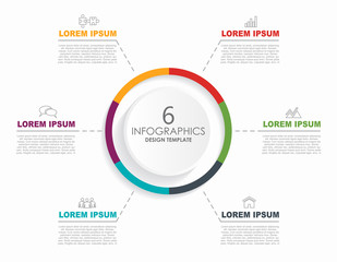 Infographic design template with place for your data. Vector illustration.
