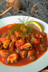 moules à la catalane