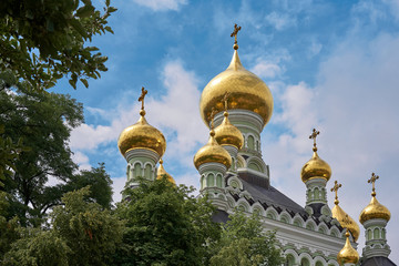 Fototapeta na wymiar Pokrovsky Convent in Kyiv, Ukraine