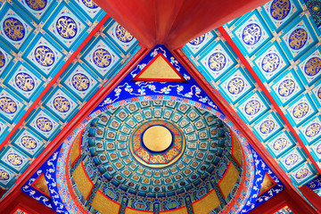 Traditional architectural structure of Chinese Pavilion