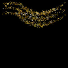 Obraz premium gold glitter confetti sparkle