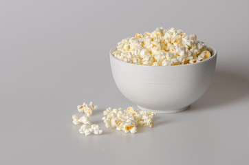 popcorn in a bowl