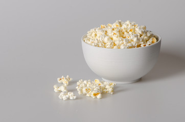 popcorn in a bowl