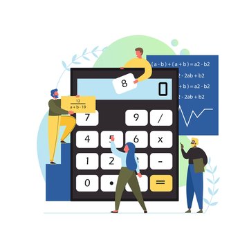 Calculation Cartoon Images – Browse 882 Stock Photos, Vectors, and ...