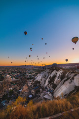 Hot air balloons