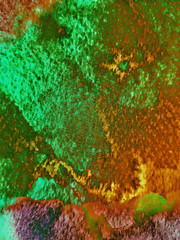 Illustration of watercolor textute