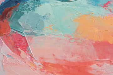 The picture is painted in oil on canvas. The background is written in acrylic. Unusual technique created with the help of a master and a brush. Abstraction will perfectly fit into a modern interior.