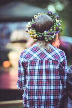 Saint John's or Dew Holiday Festival is a midsummer folk festival celebrated on June 23 all around Latvia. Wreaths