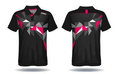T-shirt polo design, Sport jersey template.	