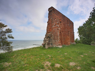 Trzęsacz - ruiny kościoła