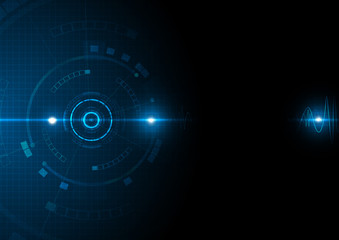 Blue Futuristic Digital Data Technology