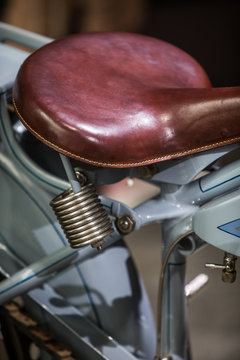 Vintage motorcycle seat