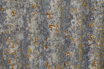 Old slate roof tiles with moss