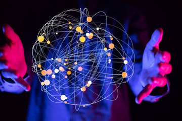  touching global network and data customer connection