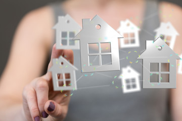 using futuristic interface of smart home automation iot
