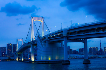 Obraz premium レインボーブリッジの風景