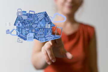 Smart home: Smarthome house automation icon