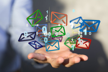 Mail Communication Connection message to mailing