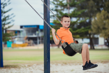 Having Fun on a Swing