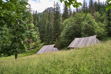 stare domy w górach © ftomasz