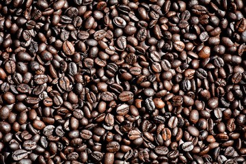 closeup coffee beans