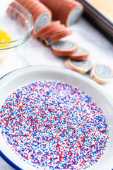 Baking sugar cookies