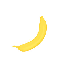 Fresh yellow ripe banana for healthy eating, organic food