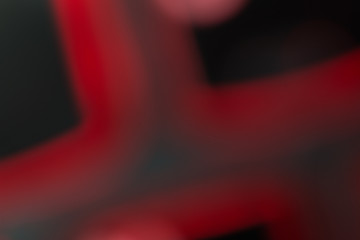 Macro out of focus gaming keyboard