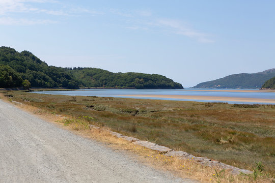 View from Lower Mawdacch trail, Barmouth, Wales, UK