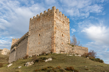 Fototapeta na wymiar Argueso Castle (or San Vicente Castle), Cantabria, Spain