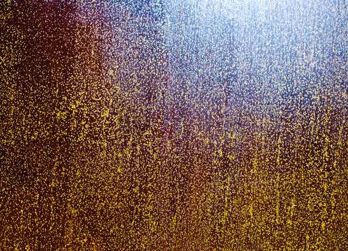 Empty space texture for graphic design: varnished corten iron plate.