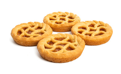 fruit cake isolated