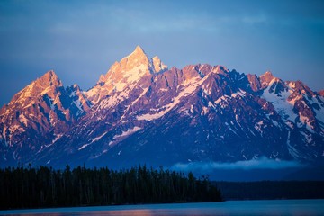 Tetons in the morning